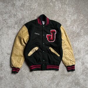 VINTAGE 80s DELONG "BRITTANY" VARSITY JACKET